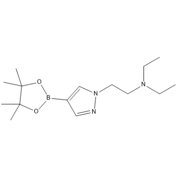 N,N-Diethyl-2-(4-(4,4,5,5-tetramethyl-1,3,2-dioxaborolan-2-yl)-1H-pyrazol-1-yl)ethanamine