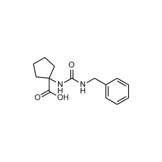 1-[(benzylcarbamoyl)amino]cyclopentane-1-carboxylic acid