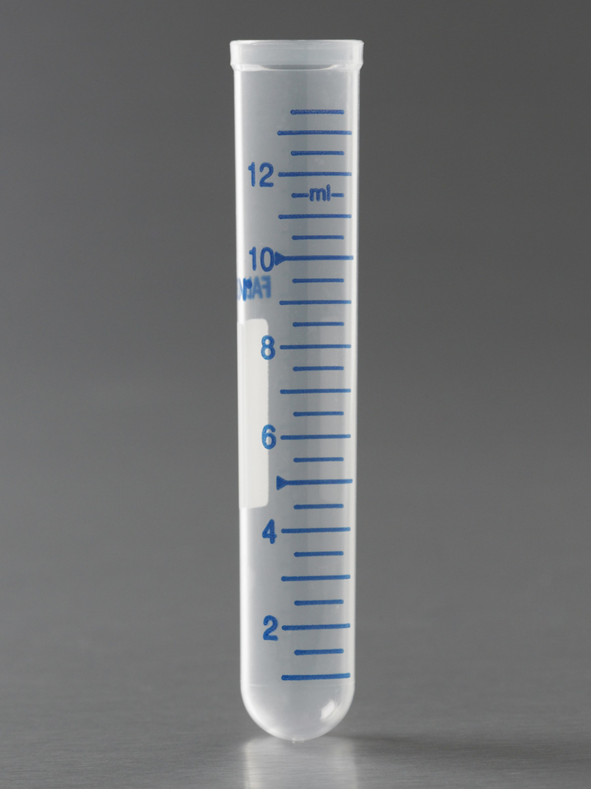 Falcon® 14 mL Round Bottom PP Test Tube, Graduated, without Cap, Sterile, 125/Pack, 1000/Case