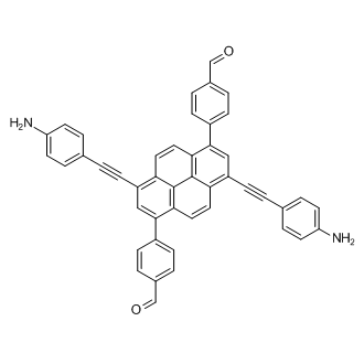 4,4'-(3,8-Bis((4-aminophenyl)ethynyl)pyrene-1,6-diyl)dibenzaldehyde