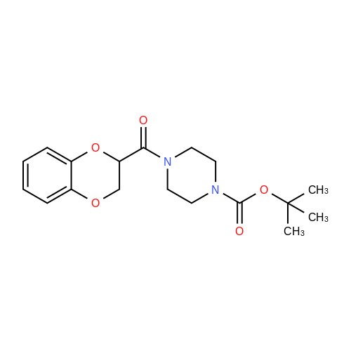 tert-Butyl 4-(2,3-Dihydrobenzo[b][1,4]dioxine-2-carbonyl)piperazine-1-carboxylate