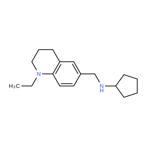 N-((1-Ethyl-1,2,3,4-tetrahydroquinolin-6-yl)methyl)cyclopentanamine