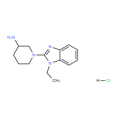 1-(1-Ethyl-1H-benzo[d]imidazol-2-yl)piperidin-3-amine hydrochloride