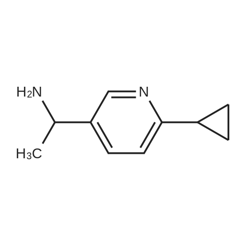 1-(6-Cyclopropylpyridin-3-yl)ethanamine