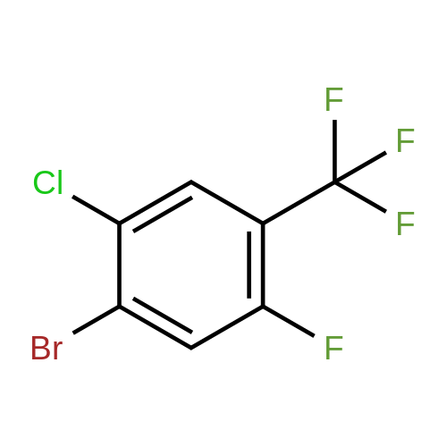 1-Bromo-2-chloro-5-fluoro-4-(trifluoromethyl)benzene
