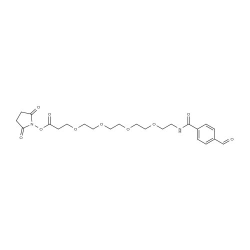 Ald-Ph-amido-PEG4-C2-NHS ester