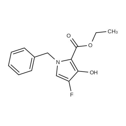 Ethyl 1-benzyl-4-fluoro-3-hydroxy-1H-pyrrole-2-carboxylate