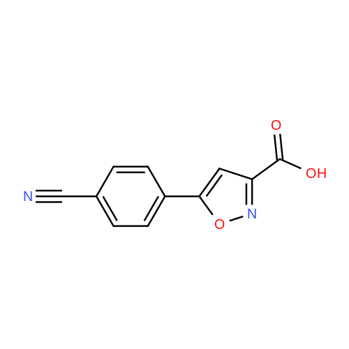 5-(4-Cyanophenyl)isoxazole-3-carboxylic acid