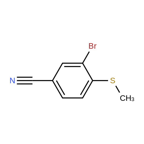 3-Bromo-4-(Methylthio)benzonitrile