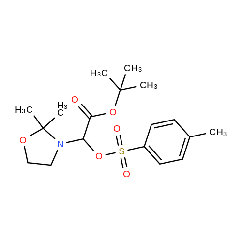 tert-Butyl 2-(2,2-dimethyloxazolidin-3-yl)-2-(tosyloxy)acetate