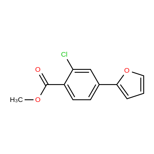 Methyl 2-chloro-4-(furan-2-yl)benzoate