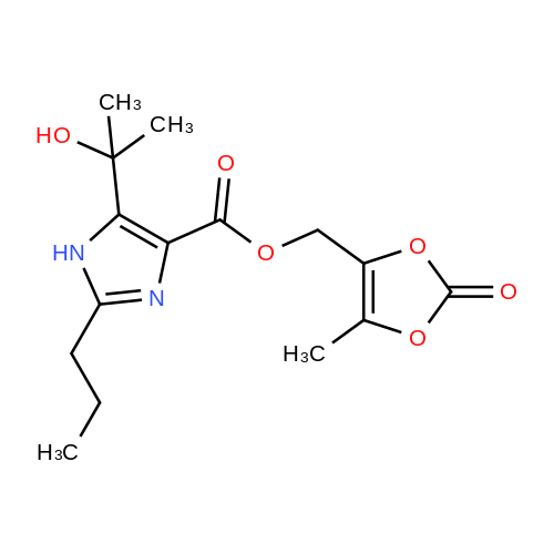 (5-Methyl-2-oxo-1,3-dioxol-4-yl)methyl 5-(2-hydroxypropan-2-yl)-2-propyl-1H-imidazole-4-carboxylate