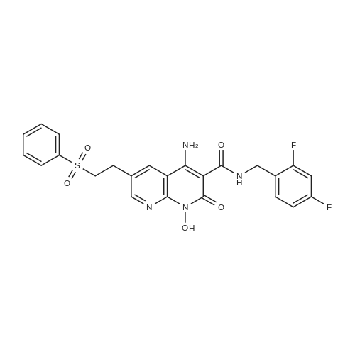 HIV-1 integrase inhibitor 4