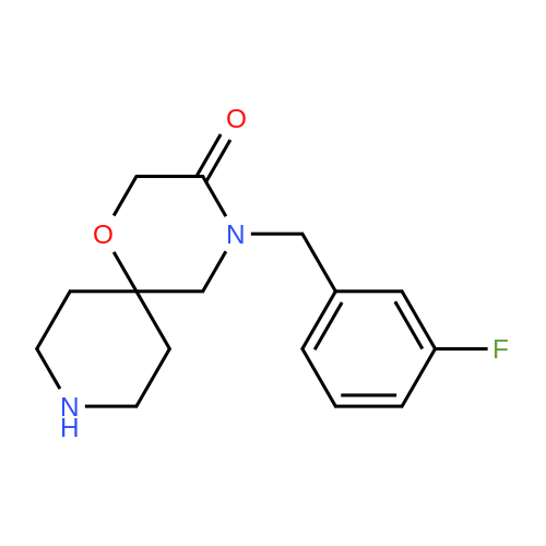 4-(3-Fluorobenzyl)-1-oxa-4,9-diazaspiro[5.5]undecan-3-one