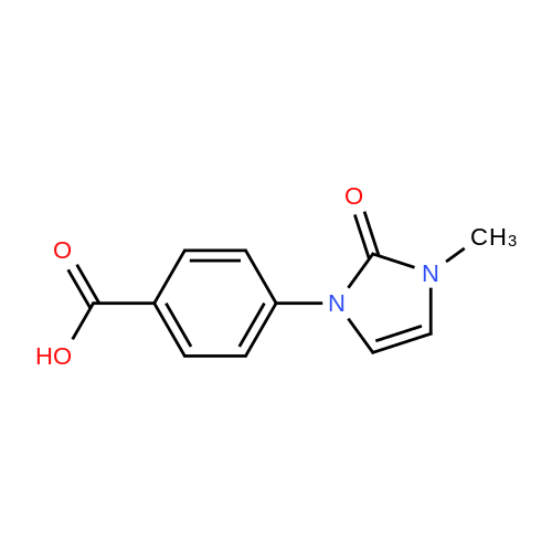 4-(3-Methyl-2-oxo-2,3-dihydro-1H-imidazol-1-yl)benzoic acid