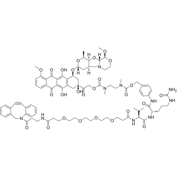 DBCO-PEG4-VC-PAB-DMEA-PNU-159682