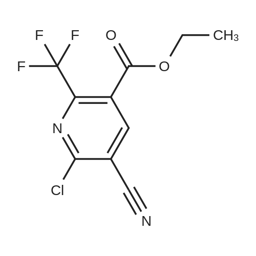 Ethyl 6-chloro-5-cyano-2-(trifluoromethyl)nicotinate