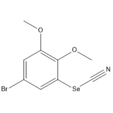 5-Bromo-1,2-dimethoxy-3-selenocyanatobenzene