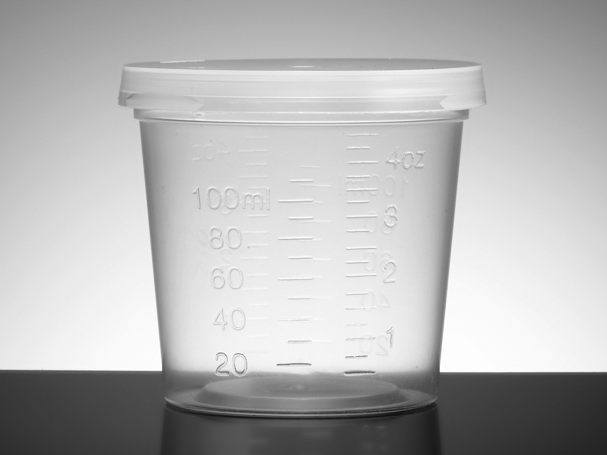 Falcon® Sample Container, without Lid, 4.5oz (110 mL), Sterile, 20/Bag, 500/Case