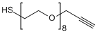 SH-PEG8-Alkyne