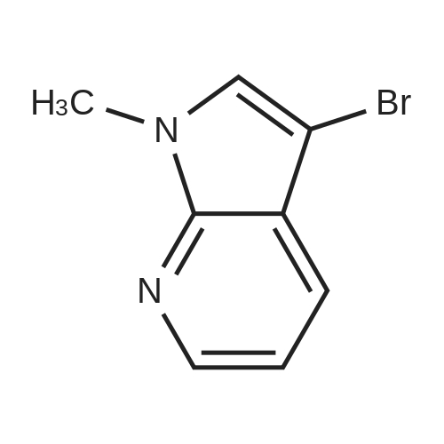 3-Bromo-1-methyl-1H-pyrrolo[2,3-b]pyridine