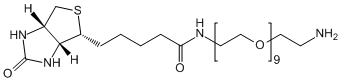 Biotin-PEG9-NH2