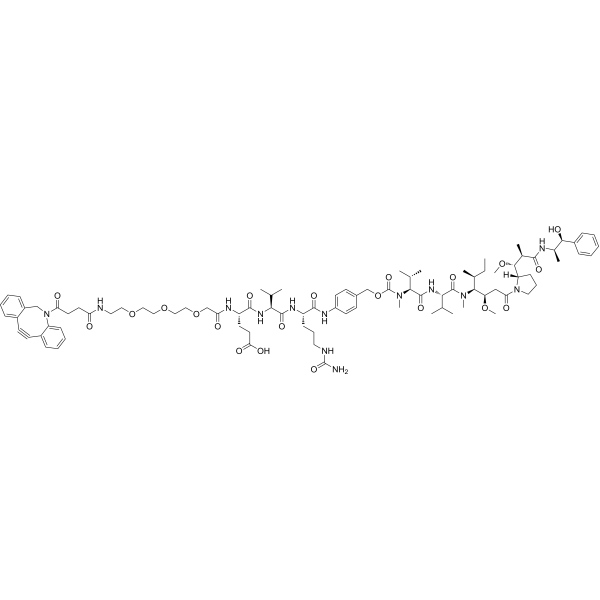 DBCO-PEG3-Glu-Val-Cit-PABC-MMAE