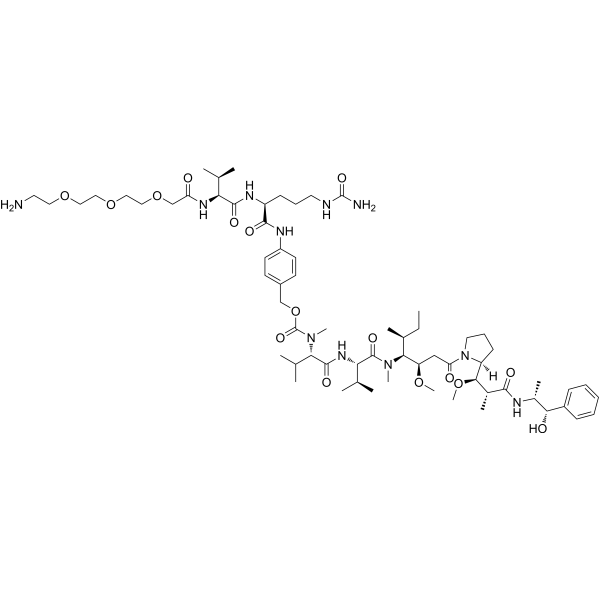 NH2-PEG3-VC-PAB-MMAE