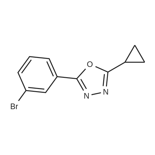 2-(3-Bromophenyl)-5-cyclopropyl-1,3,4-oxadiazole
