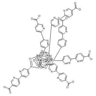 Hexakis[μ-[[2,2′-bipyridine]-5,5′-dicarboxylato(2-)-κO5:κO′5]]tetra-μ3-hydroxytetra-μ3-oxohexazirconium