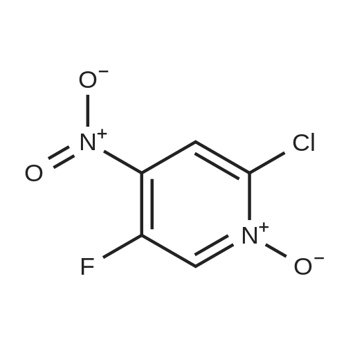 2-Chloro-5-fluoro-4-nitropyridine 1-oxide