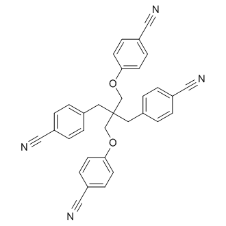 Tetrakis[(4-​cyanophenoxy)​methyl]​methane