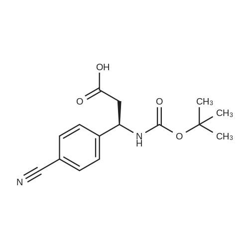 (R)-3-((tert-Butoxycarbonyl)amino)-3-(4-cyanophenyl)propanoic acid