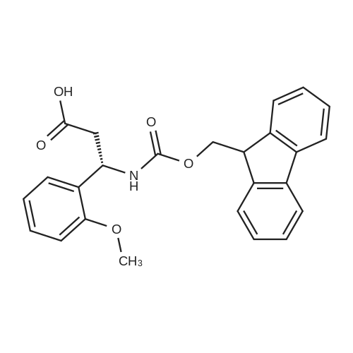 (S)-3-((((9H-Fluoren-9-yl)methoxy)carbonyl)amino)-3-(2-methoxyphenyl)propanoic acid