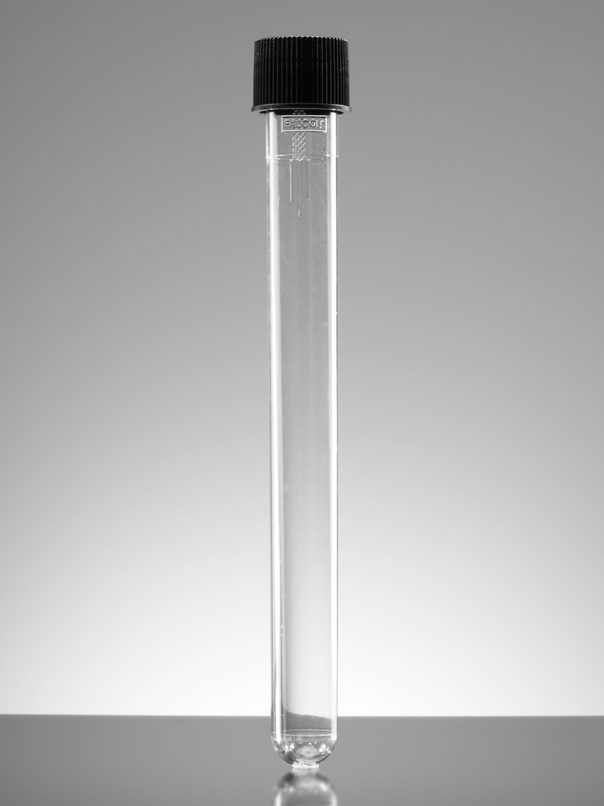 Falcon® 19 mL Round Bottom Polystyrene Test Tube, with Screw Cap, Sterile, Individually Wrapped, 500/Case