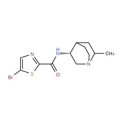 5-Bromo-N-((3R)-6-methylquinuclidin-3-yl)thiazole-2-carboxamide