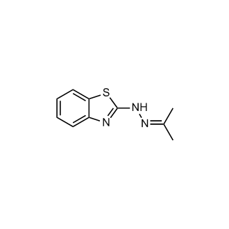 2-(2-(Propan-2-ylidene)hydrazinyl)benzo[d]thiazole