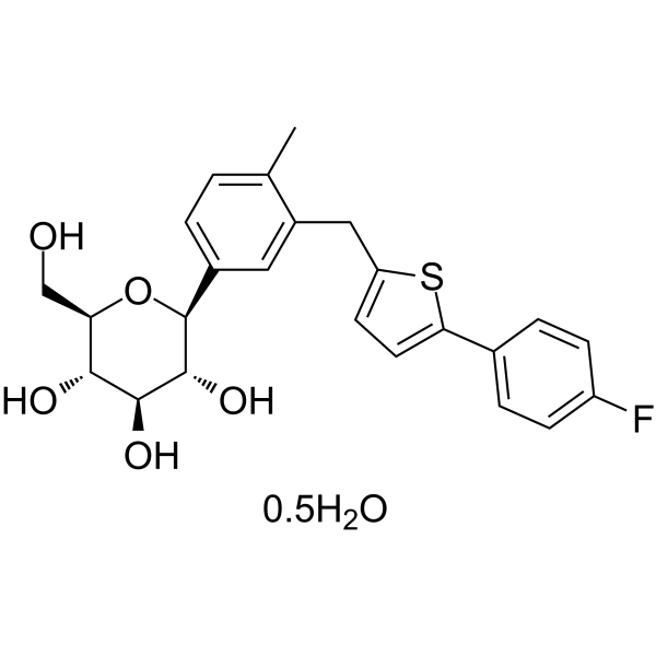 Canagliflozin hemihydrate