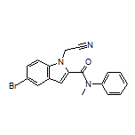 5-Bromo-1-(cyanomethyl)-N-methyl-N-phenylindole-2-carboxamide