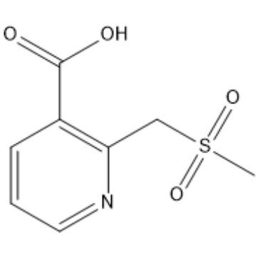 2-((Methylsulfonyl)methyl)nicotinic acid