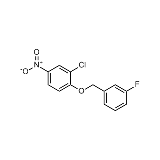 Benzene,2-chloro-1-[(3-fluorophenyl)methoxy]-4-nitro-