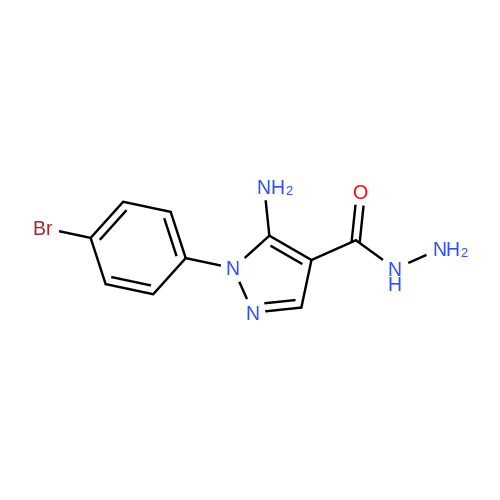 5-Amino-1-(4-bromophenyl)-1H-pyrazole-4-carbohydrazide