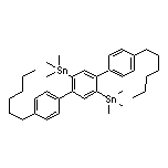 (4,4’’-Dihexyl-[1,1’:4’,1’’-terphenyl]-2’,5’-diyl)bis(trimethylstannane)
