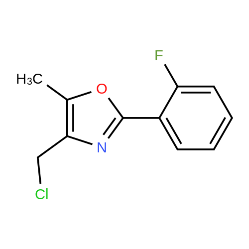 4-(Chloromethyl)-2-(2-fluorophenyl)-5-methyloxazole