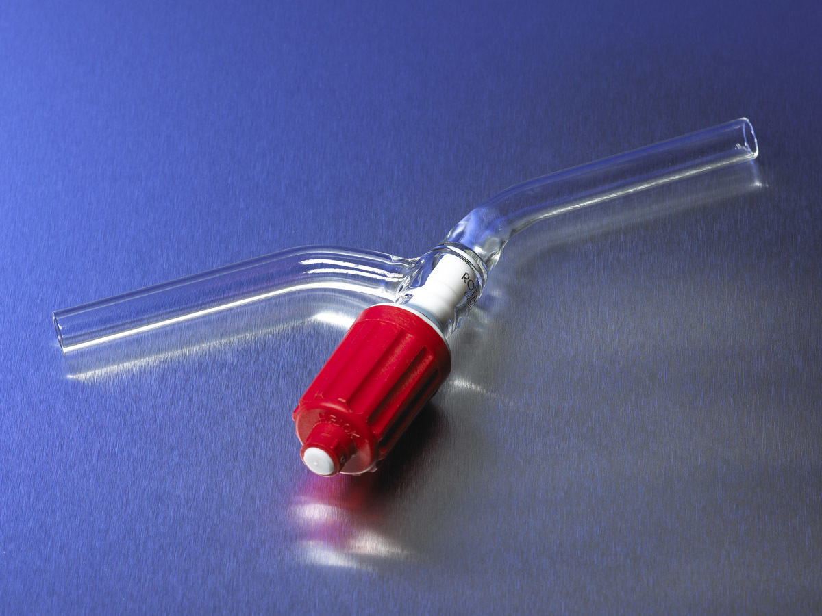 PYREX® 0-6 mm Plain Bore Rotaflo® Two-Way In-Line Stopcock