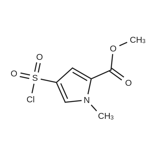 Methyl 4-(chlorosulfonyl)-1-methyl-1H-pyrrole-2-carboxylate