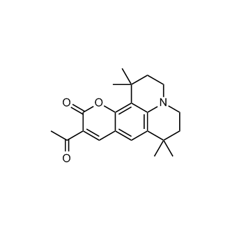 10-Acetyl-1,1,7,7-tetramethyl-2,3,6,7-tetrahydro-1H-pyrano[2,3-f]pyrido[3,2,1-ij]quinolin-11(5H)-one