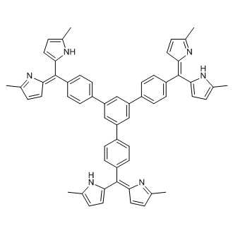 2,2′-[[5′-[4-[(5-Methyl-1H-pyrrol-2-yl)(5-methyl-2H-pyrrol-2-ylidene)methyl]phenyl][1,1′:3′,1′′-terphenyl]-4,4′′-diyl]bis[(5-methyl-2H-pyrrol-2-ylidene)methylene]]bis[5-methyl-1H-pyrrole]