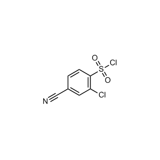 2-Chloro-4-cyanobenzene-1-sulfonyl chloride