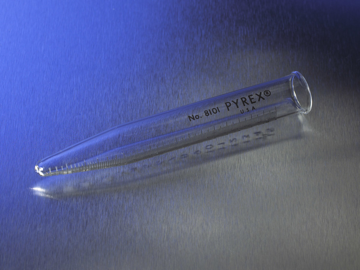 PYREX® 50 mL Conical Centrifuge Tube with Red Graduations, Beaded Rim